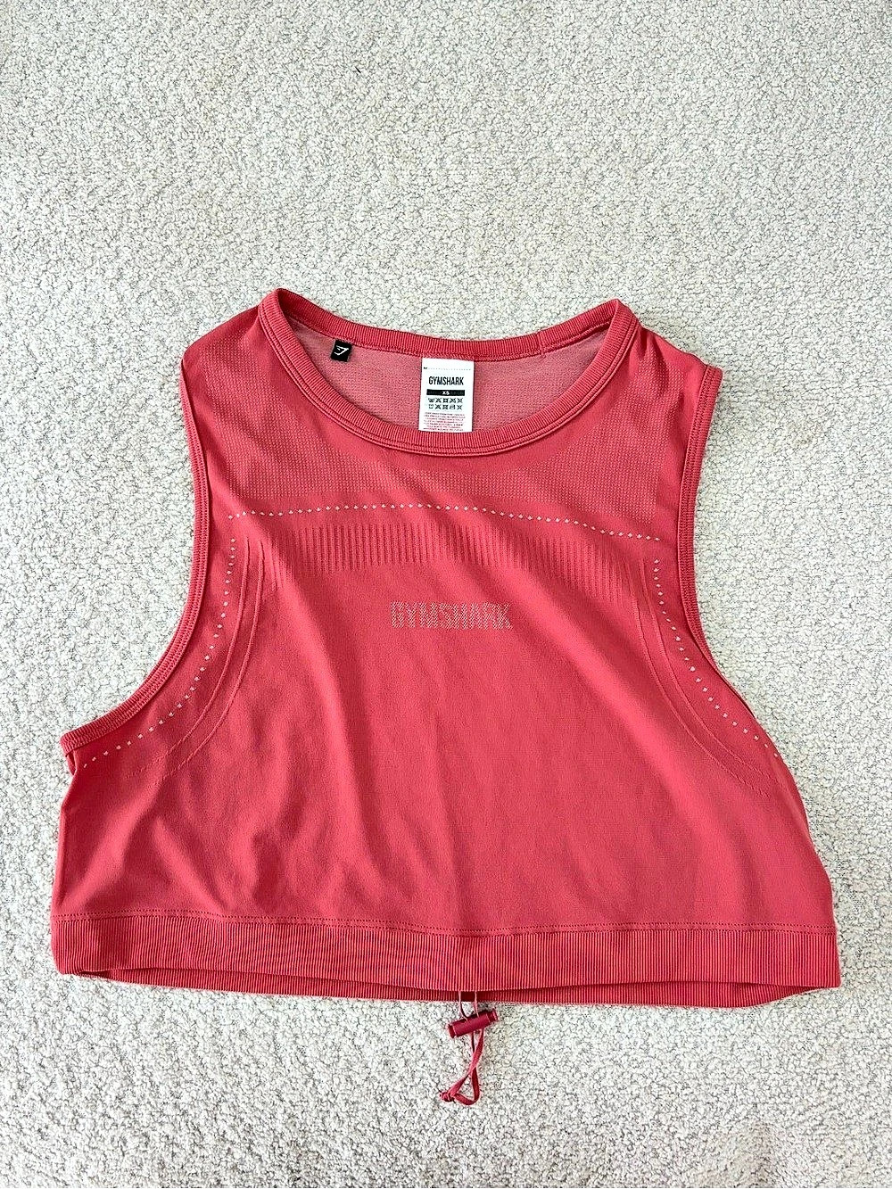 Gymshark Athletic Tank Top in Pink Size XS